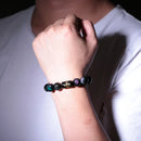 Bracelet obsidienne oeil céleste