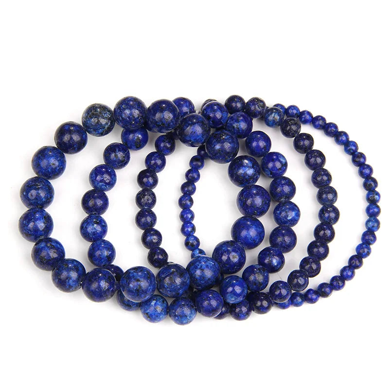 Bracelet lapis lazuli homme