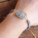 Bracelet labradorite veritable
