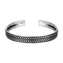Bracelet jonc homme argent