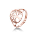 Bague arbre de vie or