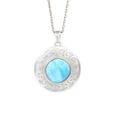 Pendentif larimar femme