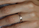 Jordan Rose Gold Wedding Ring, Roman Numerals Ring-Capucinne