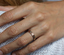 Jordan Rose Gold Wedding Ring, Roman Numerals Ring-Capucinne