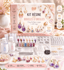 Kit boucle d oreille resine