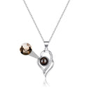 Pendentif photo coeur