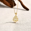 Collier sapin de noel