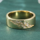 Grosse bague doree