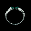 Bracelet vert émeraude  synthétique