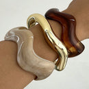 Bracelet large femme