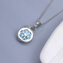 Pendentif larimar papillon
