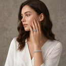 Bague argent et zirconium femme
