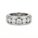 Bague moissanite homme
