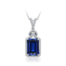 Collier pierre bleu