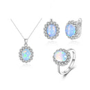 Ensemble bijoux opale
