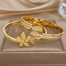 Bracelet femme dorée jonc