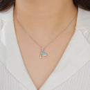 Collier tortue larimar