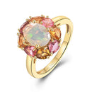 Bague opale précieuse