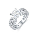 Bague mariage argent femme