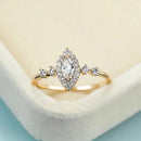 Bague art deco or
