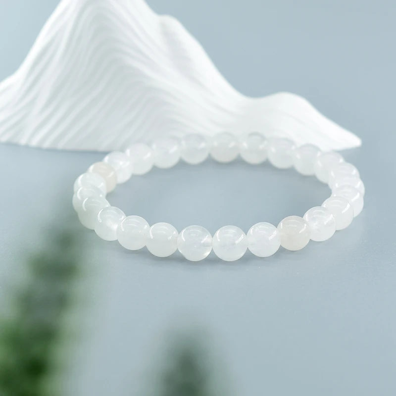 Bracelet en perle blanche