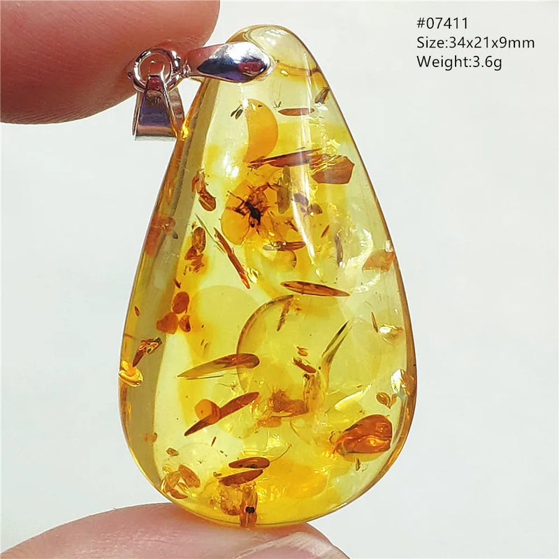 Pendentif ambre