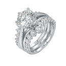 Bague moissanite femme