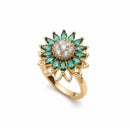 Bague marguerite vintage