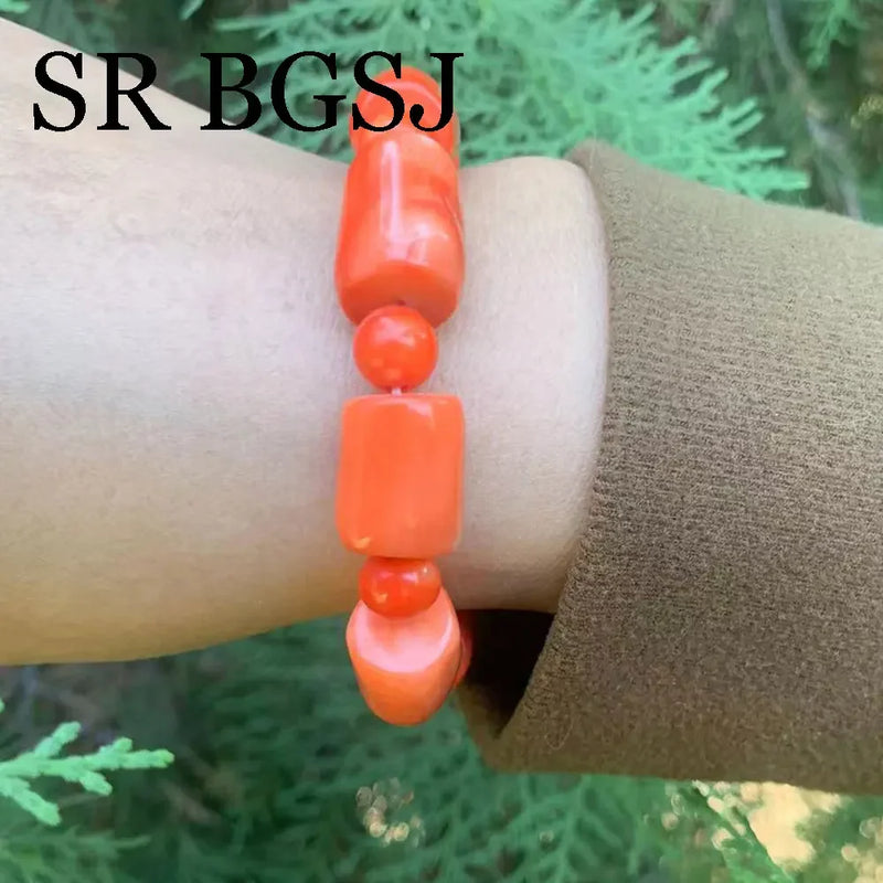 Bracelet corail homme