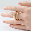 Ensemble bague dorée