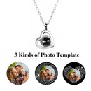 Pendentif photo coeur