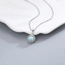 Collier larimar rond