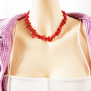 Collier corail rouge
