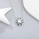Pendentif larimar en argent 925