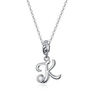 Collier initiale argent