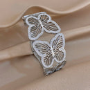 Bracelet papillon dorée