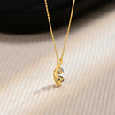 Collier femme bleu