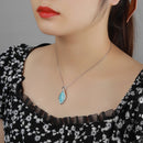 Larimar pendentif argent