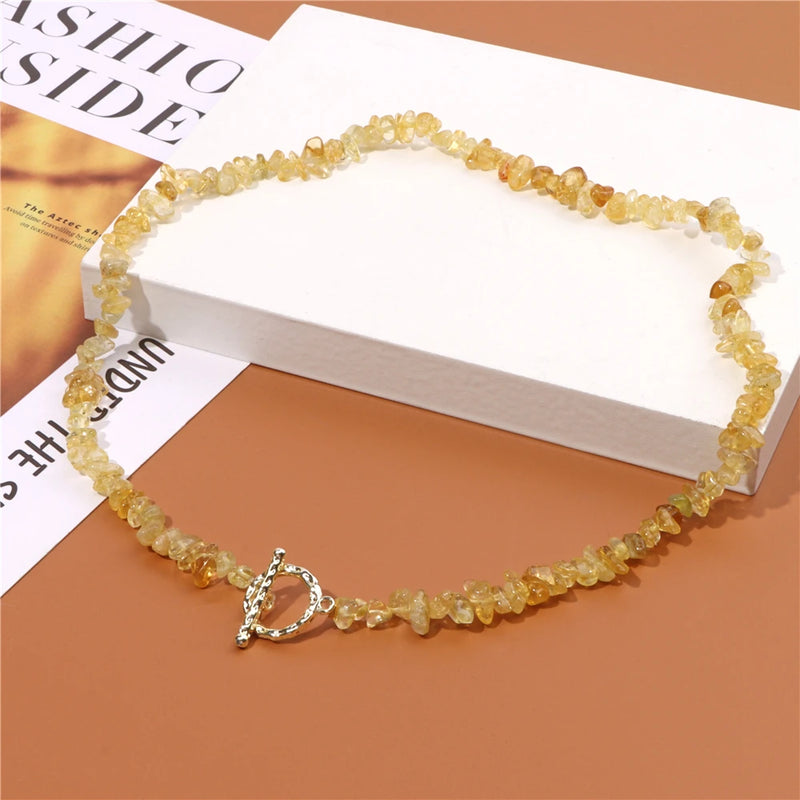 Collier citrine