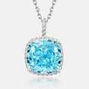 Pendentif aigue marine naturelle