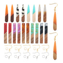 Résine boucle d'oreille