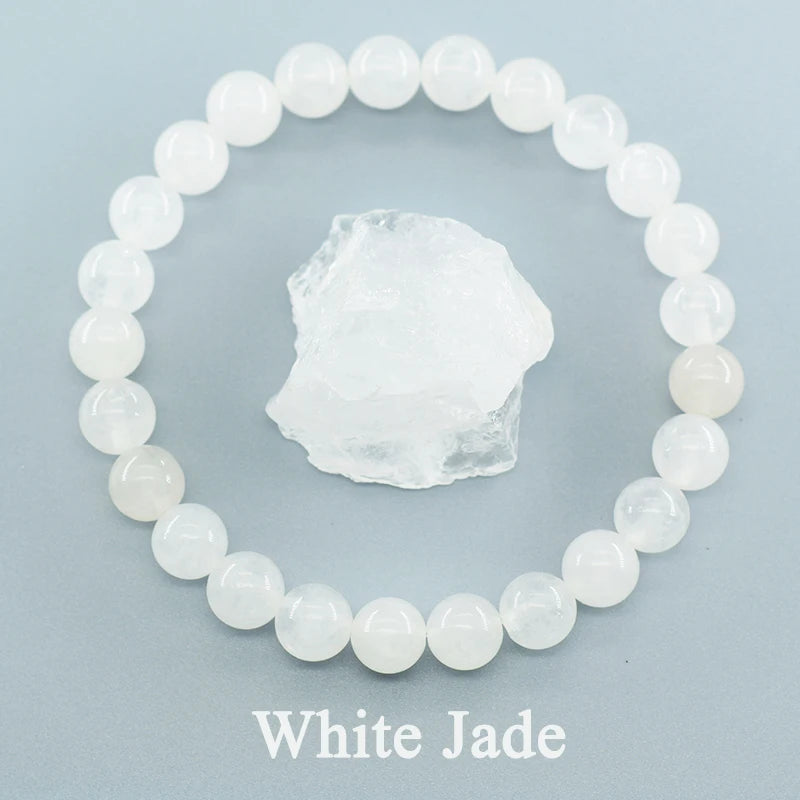 Bracelet en perle blanche