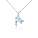 Collier tortue larimar