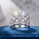 Bague argent et zirconium femme