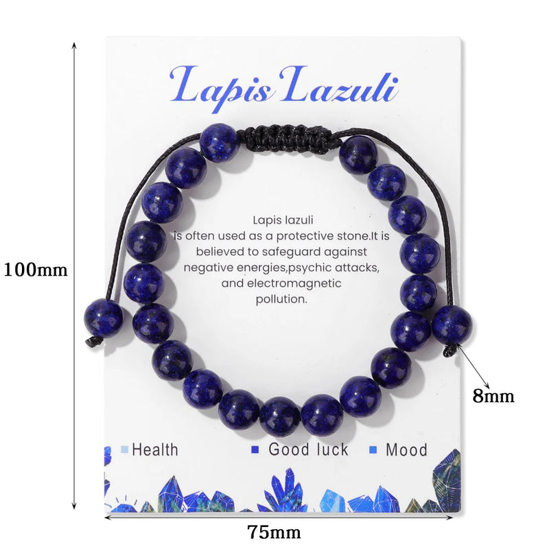 Bracelet amethyste homme