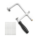 Kit scie de bijoutier avec lames + Cheville d'établi bijoutier