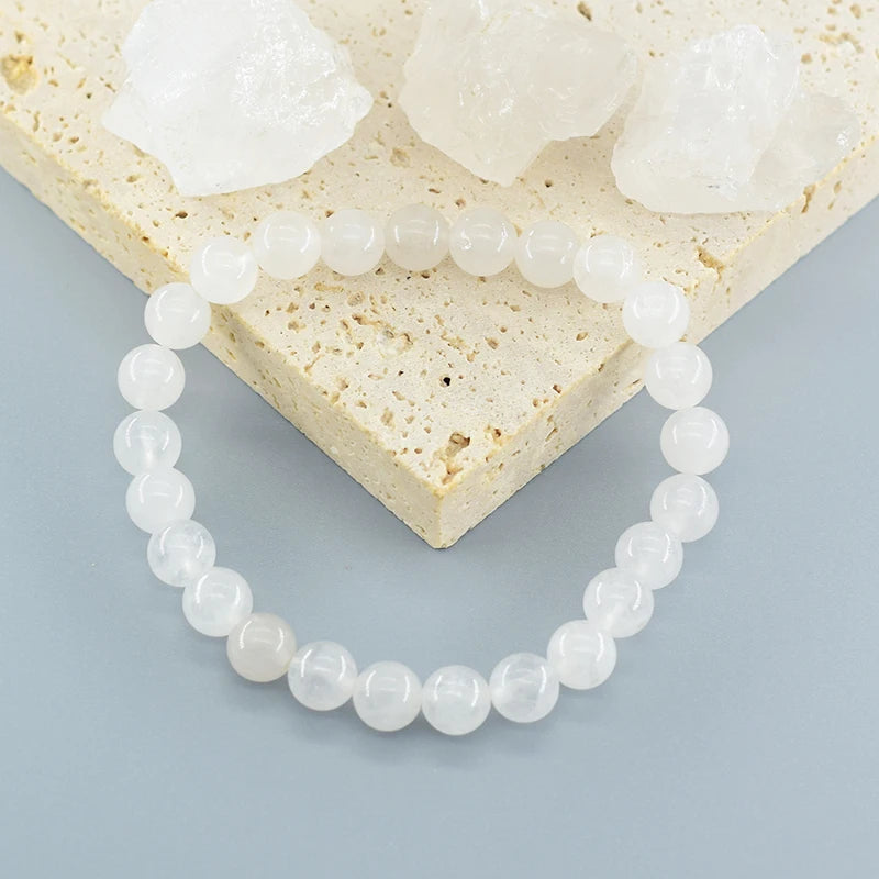 Bracelet en perle blanche