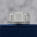 Bague diamant moissanite