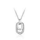 Collier mousqueton argent