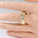 Grosse bague doree